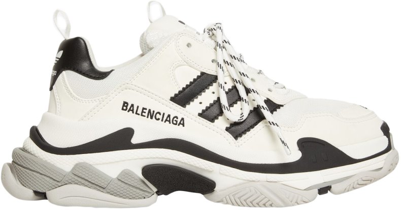 Novelship Adidas X Balenciaga Triple S White Black