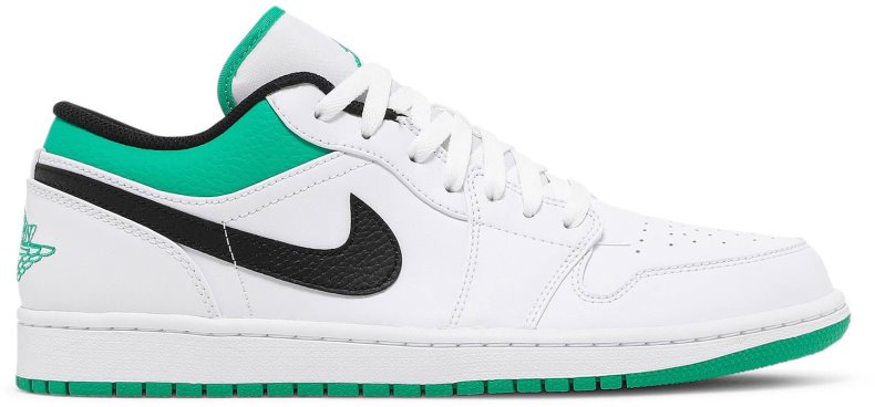 Novelship Air Jordan 1 Low White Lucky Green