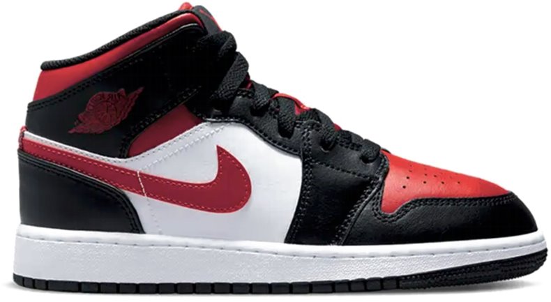 Novelship Air Jordan 1 Mid Alternate Bred Toe Gs