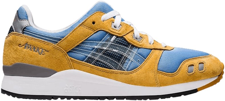 Novelship Asics Awake Ny X Gel Lyte 3 Blue Yellow