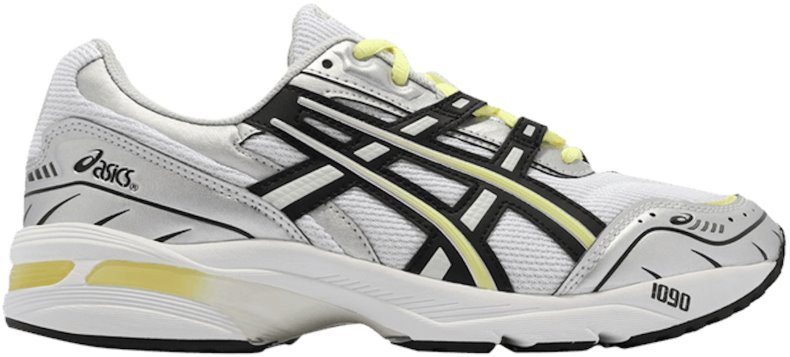 Novelship Asics Gel 1090 White Silver Yellow