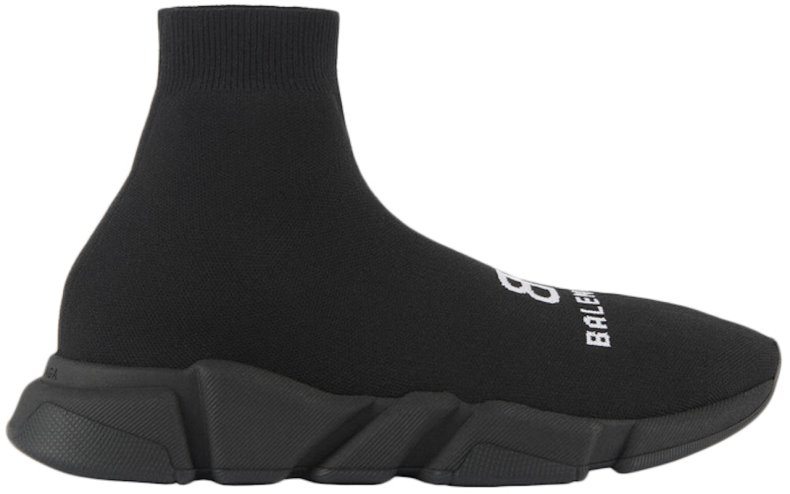Novelship Balenciaga Recycled Speed Trainer Knittted Black