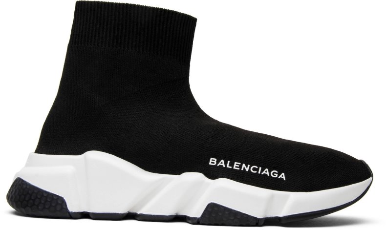Novelship Balenciaga Speed Trainer Mid Black White Black Wmns