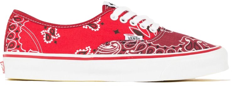 Novelship Bedwin & The Heartbreakers X Vans Vault Og Authentic Lx Red Paisley