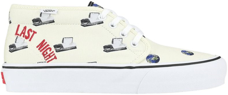 Novelship Cali Thornhill Dewitt X Vans Vault Chukka Boot Lx White Last Night On Earth