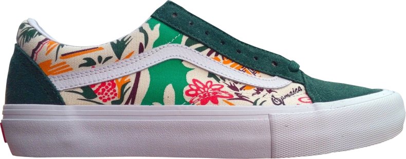 Novelship Concepts X Vans Old Skool Pros Jamaica Green