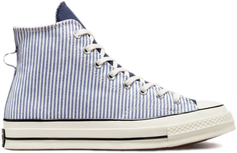 Novelship Converse Chuck Taylor All Star 70 Hi Hickory Stripe Washed Indigo