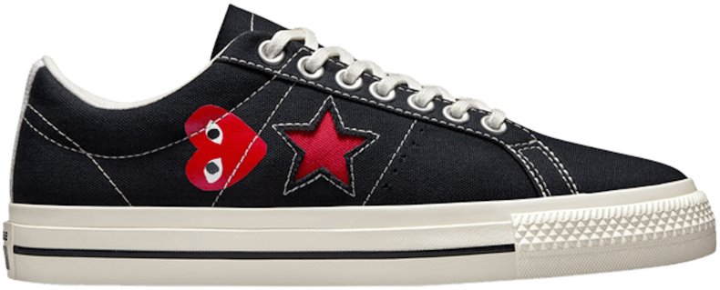 Novelship Converse Comme Des Gar ons Play X One Star Black White