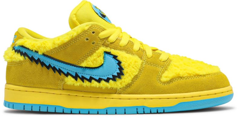 Novelship Grateful Dead X Nike Sb Dunk Low Yellow Bear Also Worn By Jay Chou