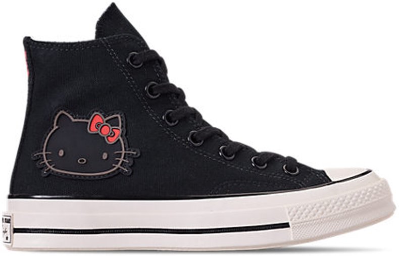 Novelship Hello Kitty X Converse Chuck 70 Hi Top Black Wmns