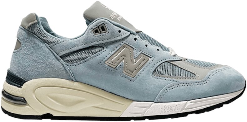 Novelship Kith X New Balance 990V2 Made In Usa Storm Blue