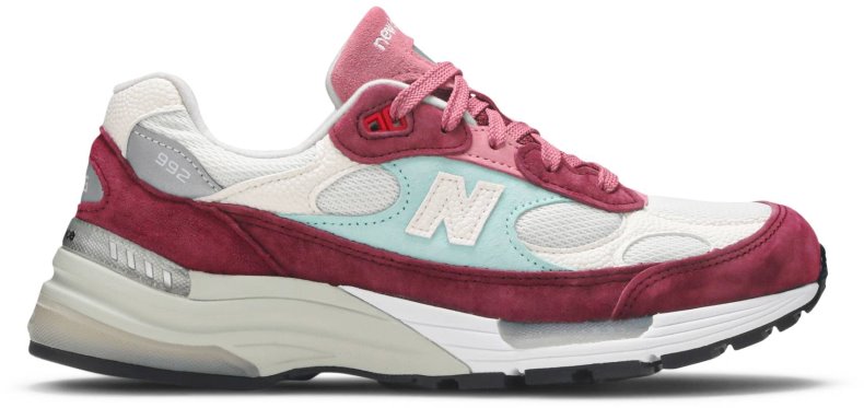 Novelship Kith X New Balance 992 Kithmas Collection Burgundy Reef