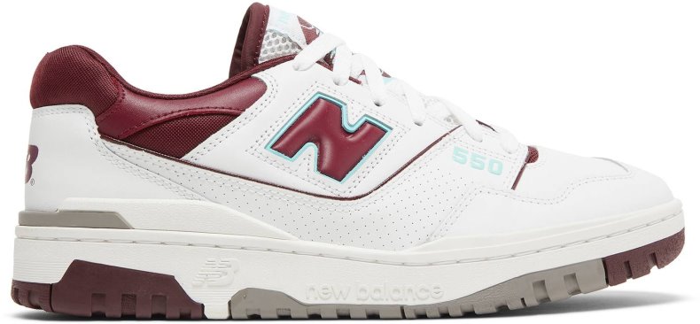 Novelship New Balance 550 Burgundy Cyan