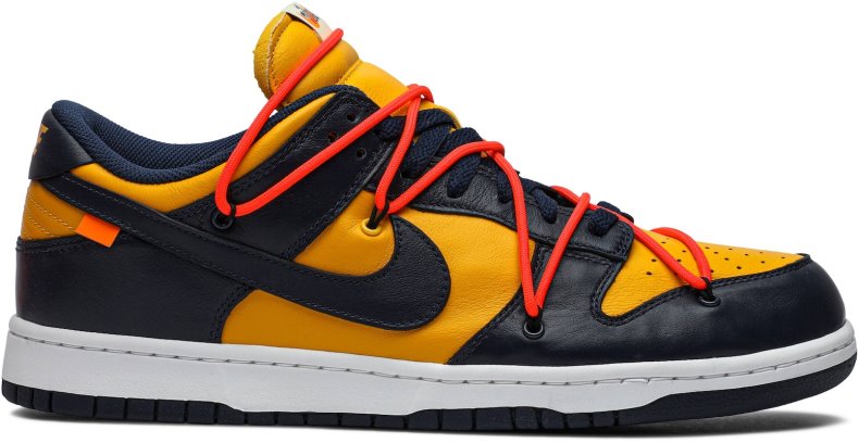 Novelship Off White X Nike Dunk Low University Gold Also Worn By Kevin Love