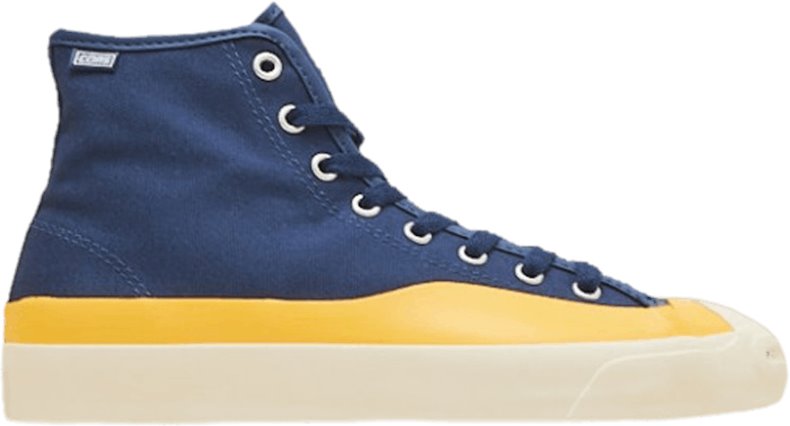 Novelship Pop Trading Company X Converse Jack Purcell Pro High Navy Yellow