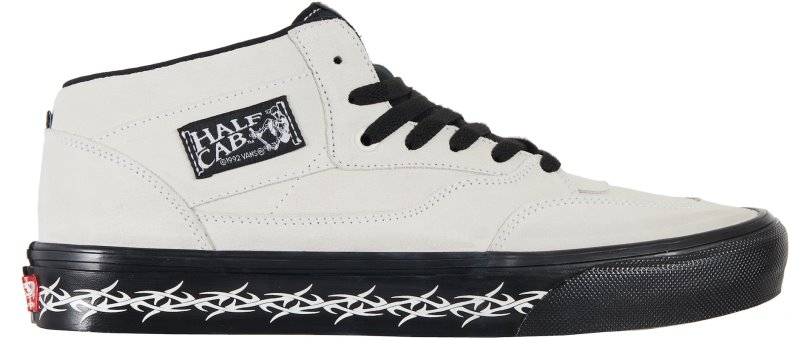 Novelship Supreme X Vans Half Cab Barbed Wire White