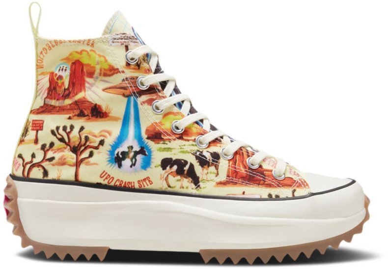Novelship Twisted Resort X Converse Run Star Hike High Tender Yellow Wmns